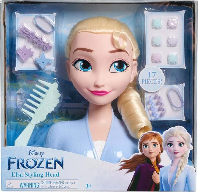 Just Play Disney Frozen 2 Pop-up hoofd voor make-up en styling, Meerdere kleuren, 120 mm