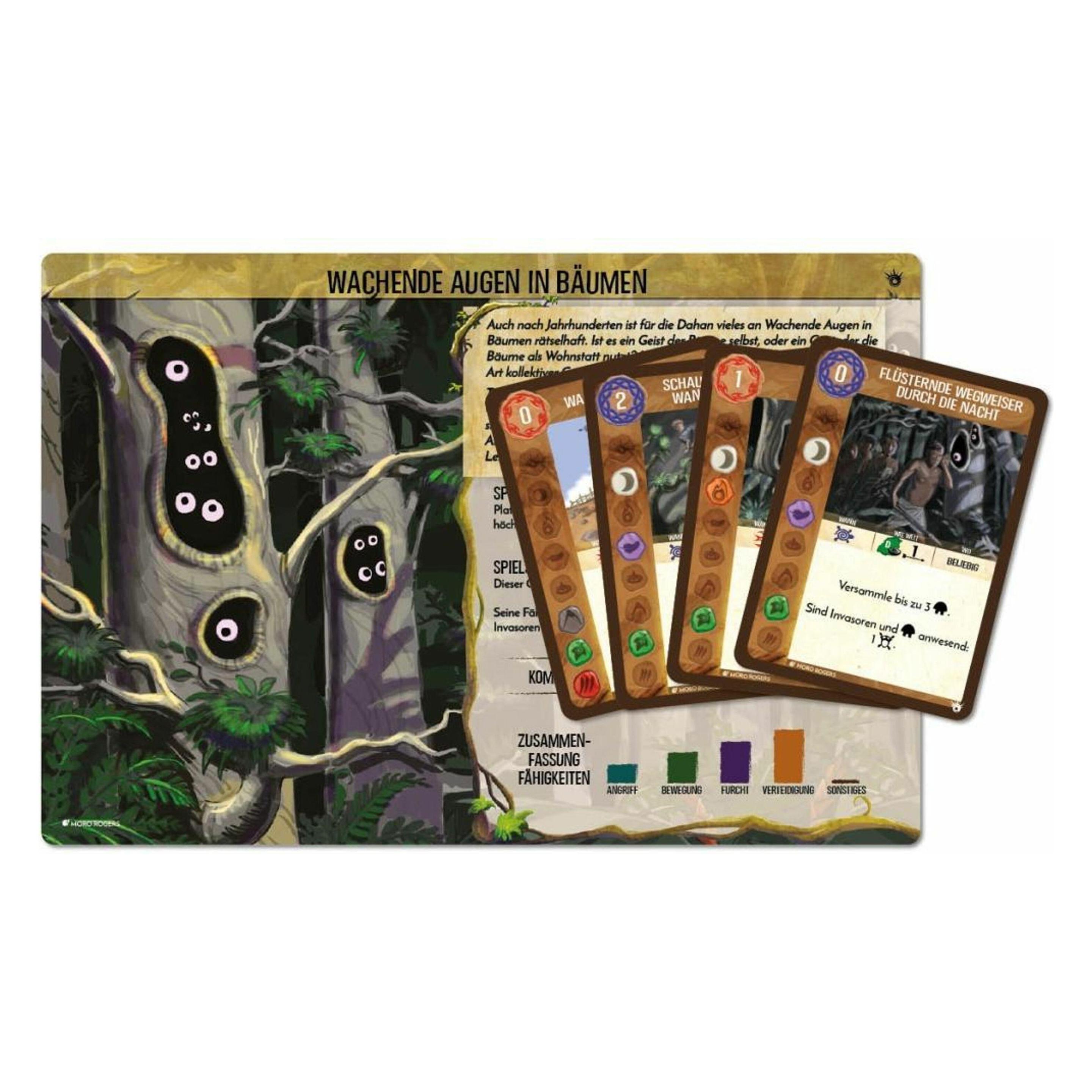 Pegasus Spirit Island: Wachende Augen in Bäumen, Brettspiel, für 1-4 Spieler, ab 12 Jahr (Deutsch, 1 - 4 Spieler) (90021G)