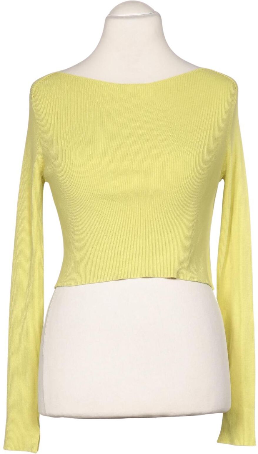 All Saints Damen Pullover, Gelb, Gr. L, Viskose / Synthetik - Second Hand