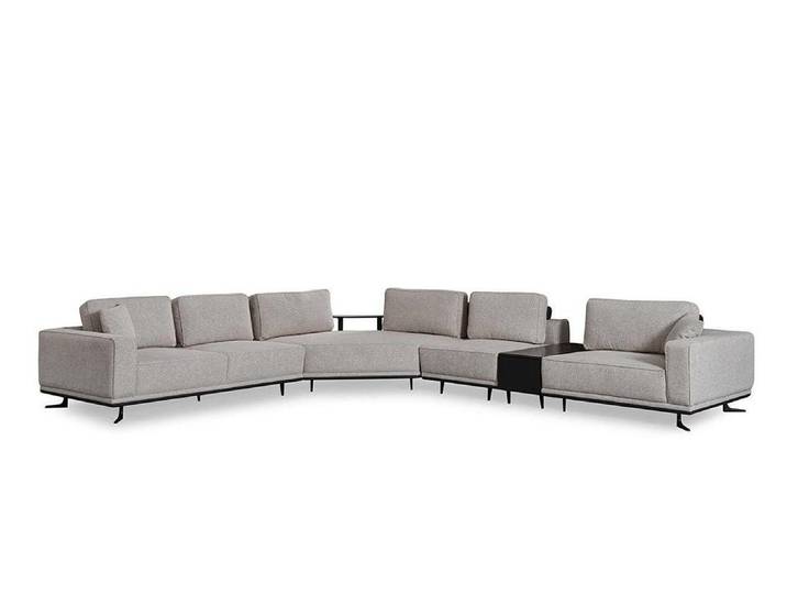 JVmoebel Ecksofa Beige L-Form Sofa von JVMoebel, modern, pflegeleichter Polsterstoff