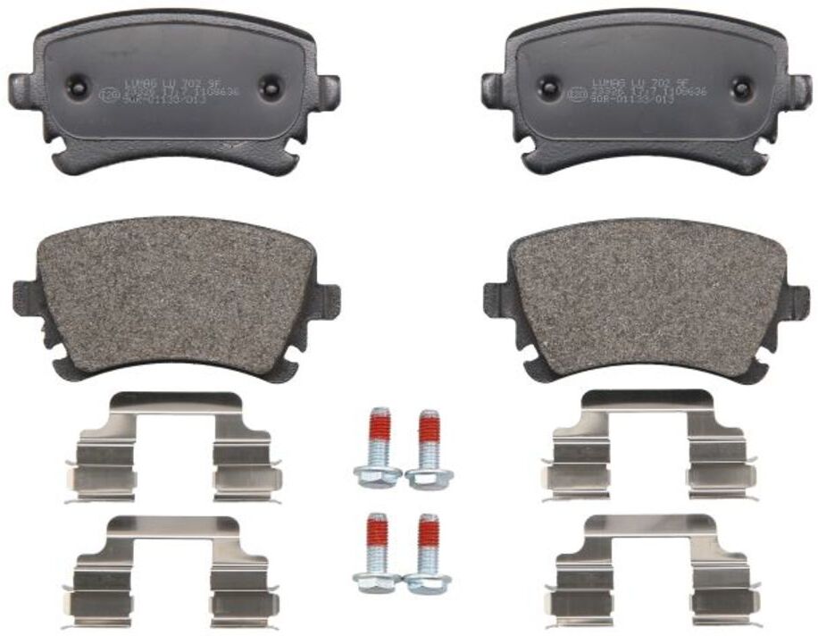 Bremsbelagsatz BRECK 23326 00 702 00, Hinten