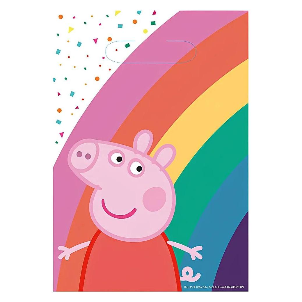 Amscan 8 Partybeutel Peppa Pig (8 Stk.) (728.9906335)