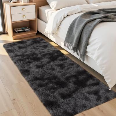 YUN Runner Rug Shag Fluffy Area Rug, Soft Plush Furry Runner with Non Slip Bottom, Comfy Hallway Rug for Bedroom, Nursery