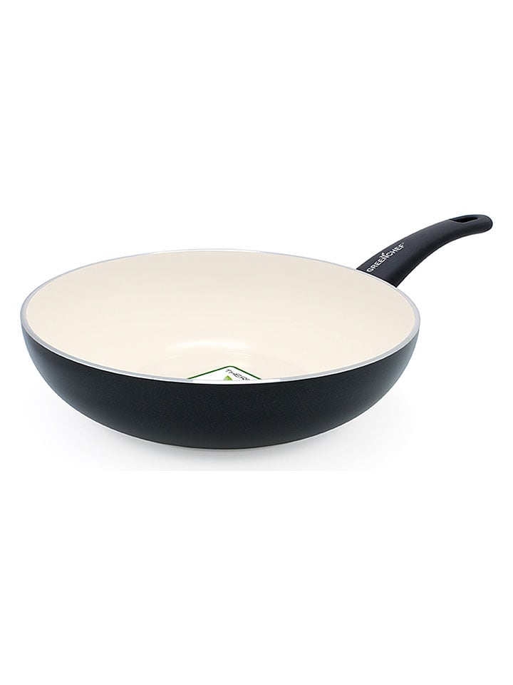 Green Chef Bratpfanne "Soft Grip" in Schwarz - Ø 30 cm - onesize