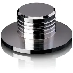 Lenco TTA-076SI - Verchromter Schallplattenstabilisator - Plattengewicht - Silber