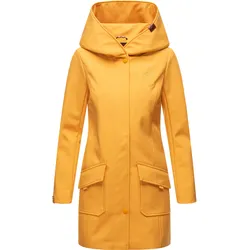 MARIKOO Damen Outdoor Winter Softshelljacke Regenjacke mit großer Kapuze Mayleen