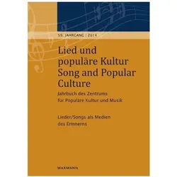 Lied und populäre Kultur - Song and Popular Culture 59 (2014), Fachbücher