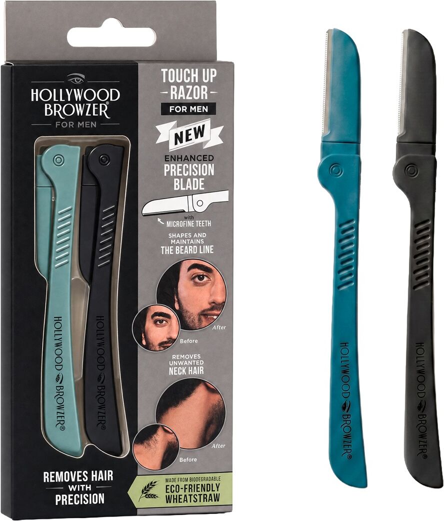 Hollywood Browzer Mens Precision Blade 'Touch Up Razor' - Duo Dermapla