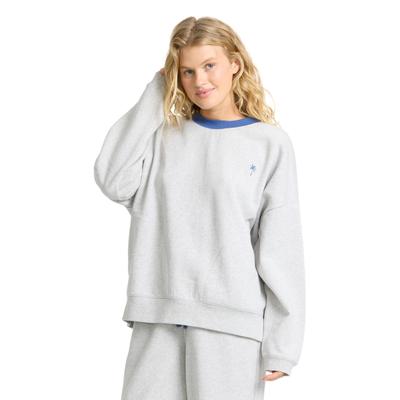 Sweatshirt BILLABONG "Sunsets", Damen, Gr. XS, grau (erdgrau), Obermaterial: 80% Baumwolle, 20% Polyester., Sweatshirts Sweatshirt