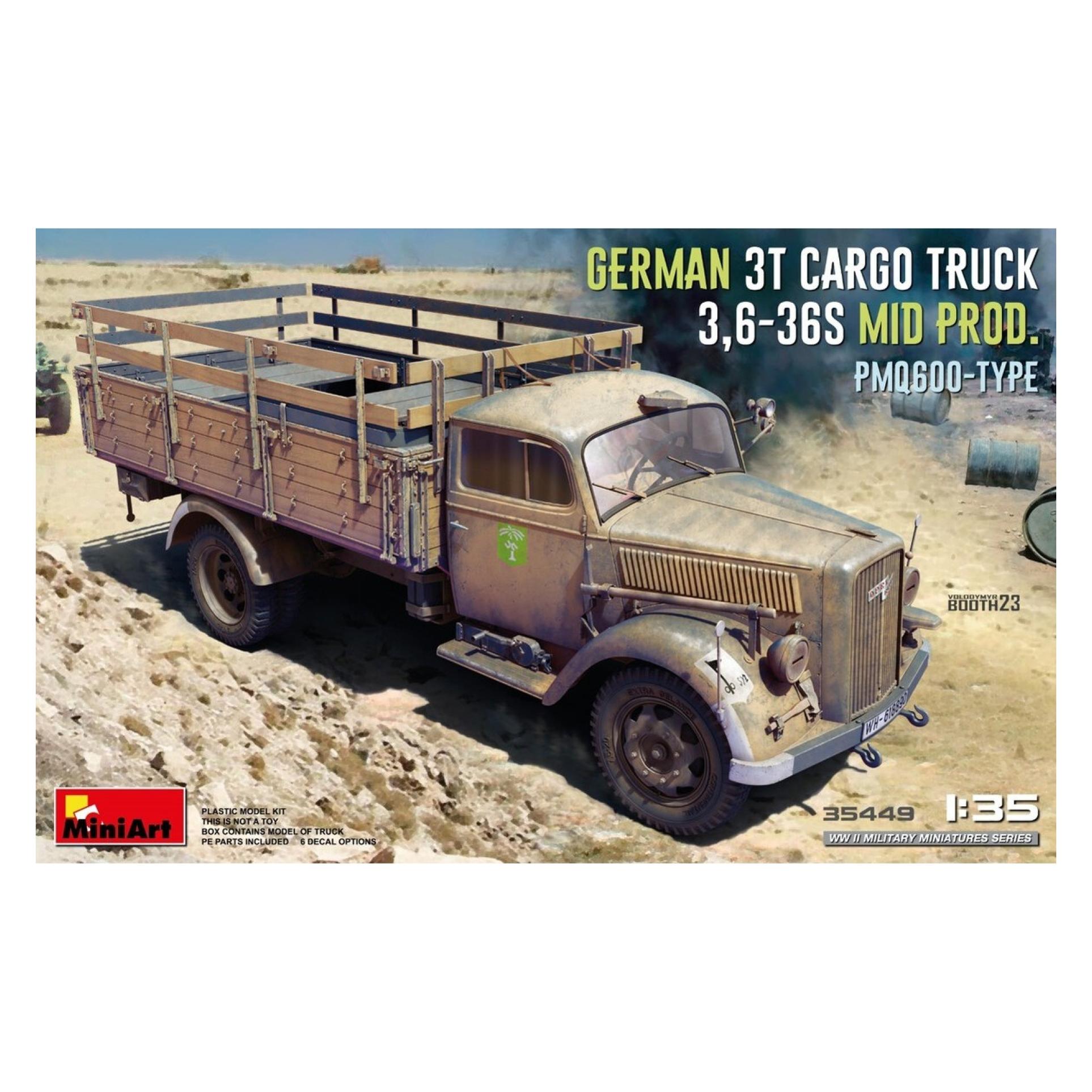 Mini art 1:35 Dt. 3t Cargo Truck Mid Prod. PmQ600 (550035449)
