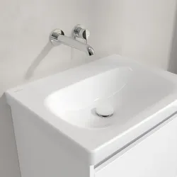 Villeroy und Boch Skyla Waschtisch 5A5163R1 60x46cm, ohne Hahnloch, ohne Überlauf, Weiß Alpin C+