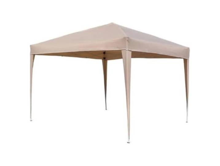 HI Pavillon/Gartenpavillon, faltbar, 300 x 300 cm, Beige