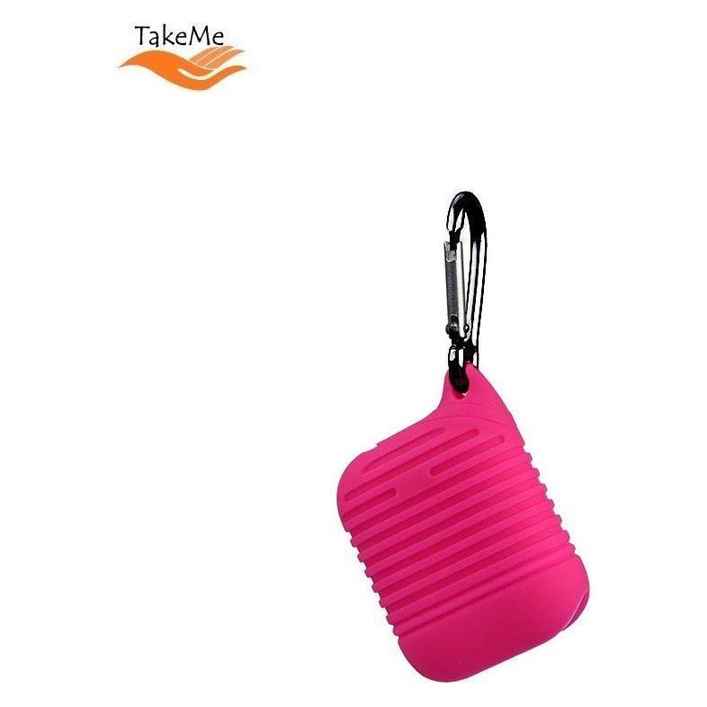 Takeme Ultra-thin Lined Soft Silicone protective case for AirPods (Kopfhörer Hülle) (TAKEME)