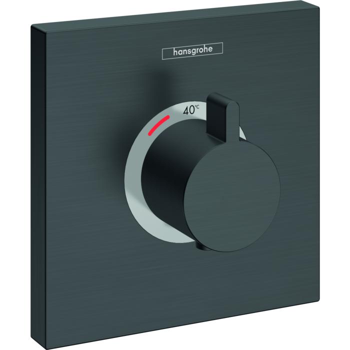 hansgrohe ShowerSelect Highflow Fertigmontageset 15760340 UP-Thermostat, brushed black chrome