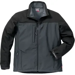 Softshelljacke "4119 SSR" Icon Two - M - grau/schwarz