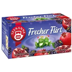 TEEKANNE Früchtetee Frecher Flirt 20 Stück Tassenportion Papierkuvert lila