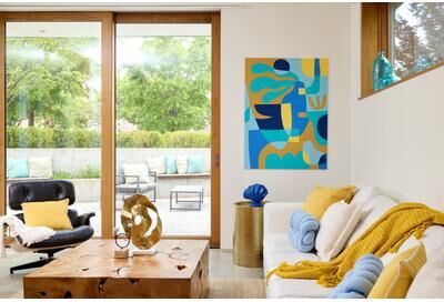 Felt Right Seaside Faro Wall Art   Sound Dampening Pinnable Tiles