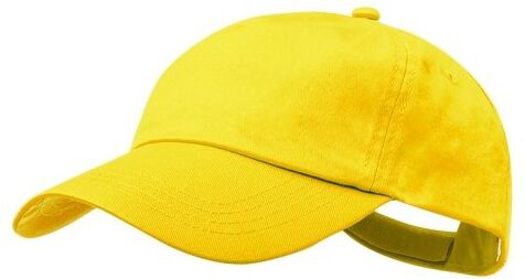 Casquette personnalisable sport coton jaune