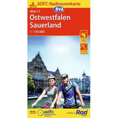 BVA ADFC Radtourenkarte Ostwestfalen Sauerland 1:150.000, Sonstige von , KOMPASS Freytag & Berndt, 978-3-96990-090-1