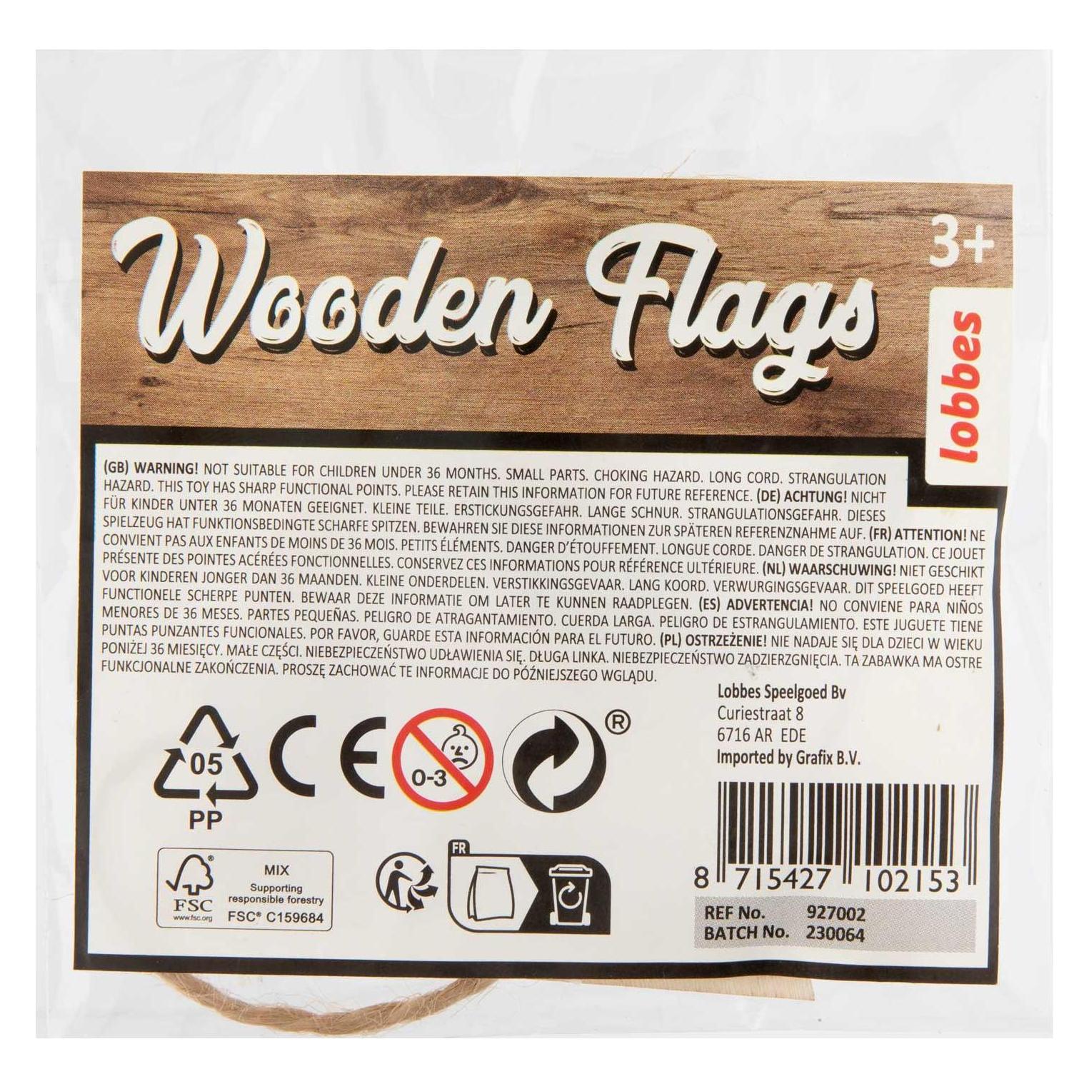 Lobbes Dekorieren Sie Ihre Mini-Wimpelkette aus Holz (37436786)