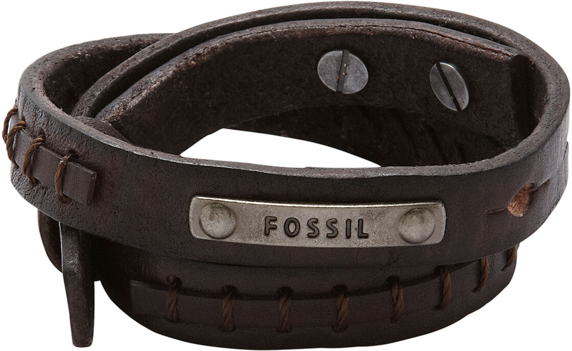 Fossil armband Brown Double Wrap JF87354040