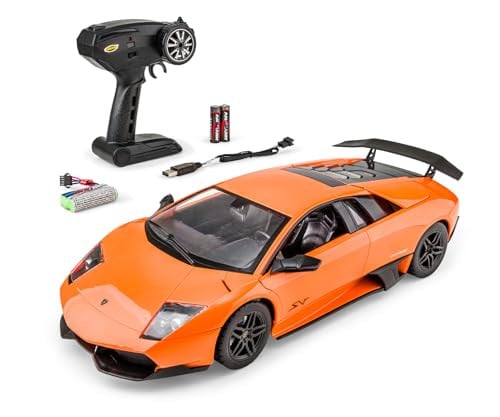 Carson 1:14 Lamborghini Murciélago SV RTR RC Auto met LED Verlichting