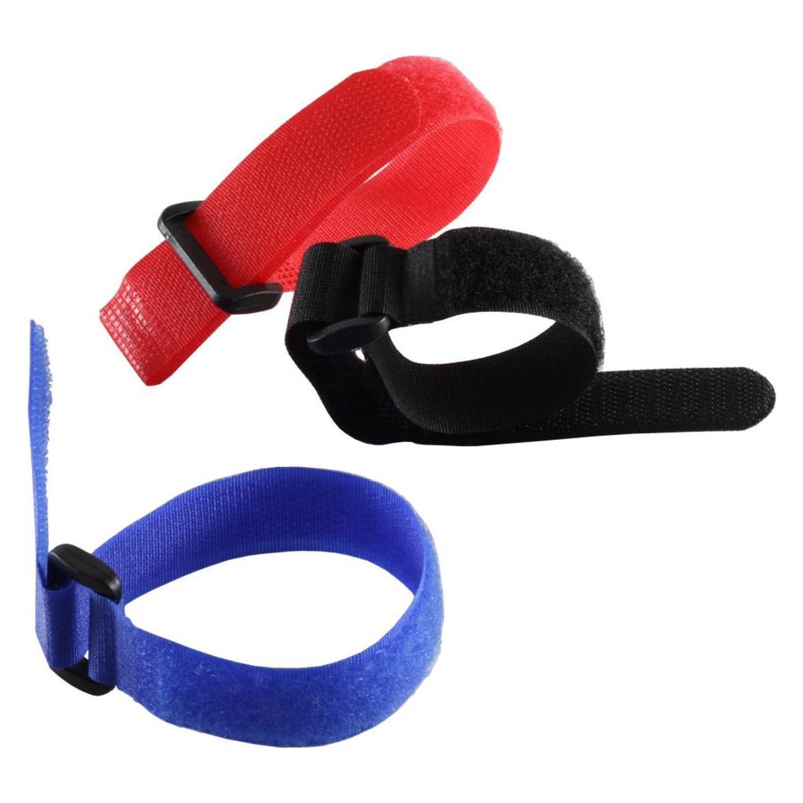 Shiverpeaks 18-10004 strap cable tie Schwarz (Klettkabelbinder, 250 mm, 9 Stk.) (18-10004)