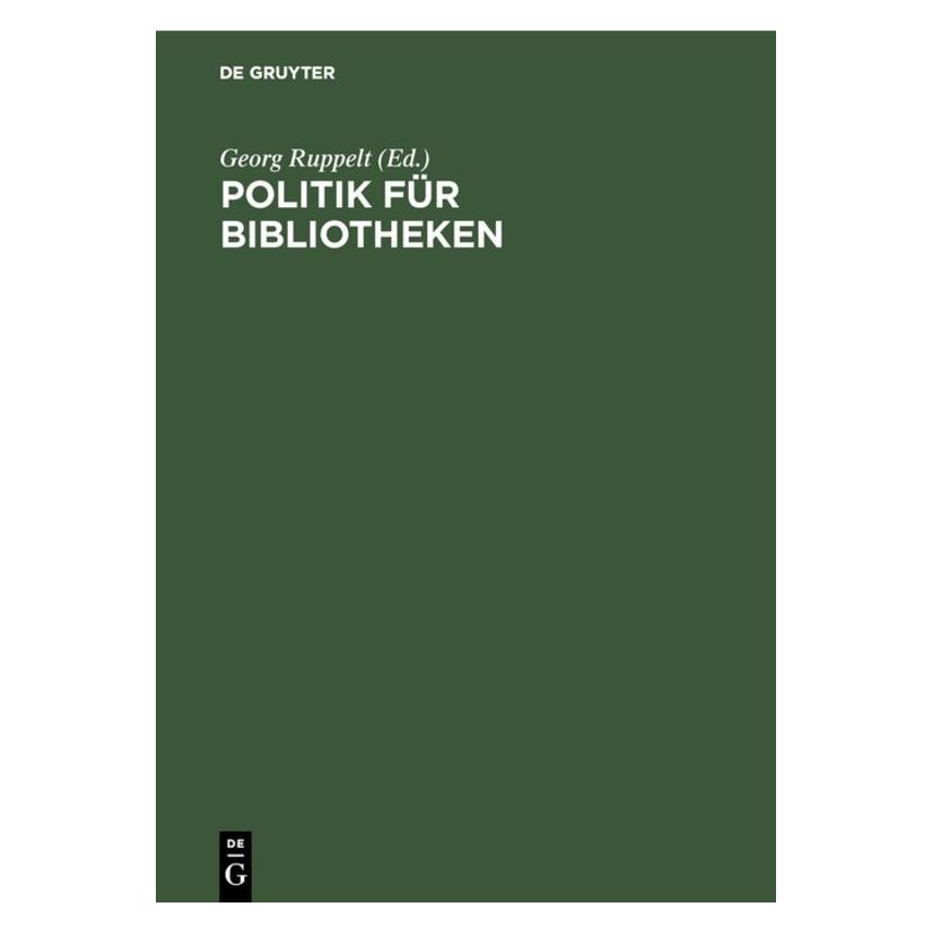 De Gruyter Politik für Bibliotheken (Deutsch, 2001) (67833438)