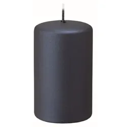 Kopschitz Kerzen Kerzen Stumpenkerzen Blueberry (Metallic), 80 x 60 mm, 12 Stück