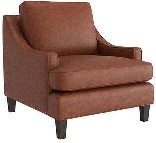 Cameron Leather Chair - Tobacco Leather, Tobacco Sierra - Ballard Designs