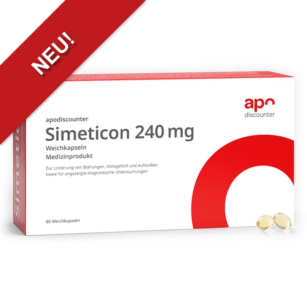 apo.com Group GmbH Simeticon Kapseln 240 mg von apodiscounter 20631582