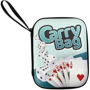 Theo-Klein Spielkarten-Tasche 5908, Carry Bag, wasserabweisend, für 2 Kartendecks & Würfel, 18 x 14 x 4,6 cm