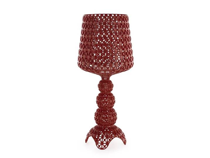 KARTELL lampe de table MINI KABUKI (Bordeaux opaque - Polycarbonate 2.0 recyclé)