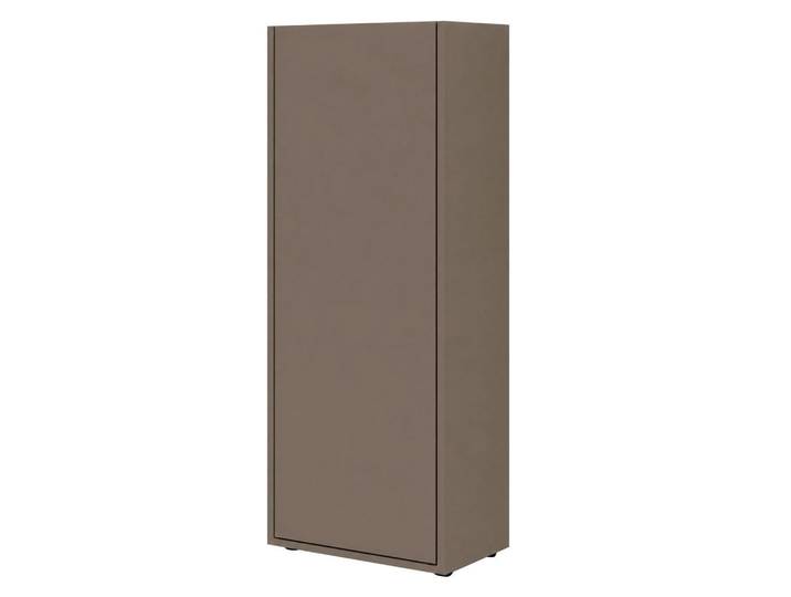 Mid.you Midischrank Tito, Cappuccino, Kunststoff, 2 Fächer, 42x112x33 cm, stehend, Badezimmer, Badmöbel, Midischränke