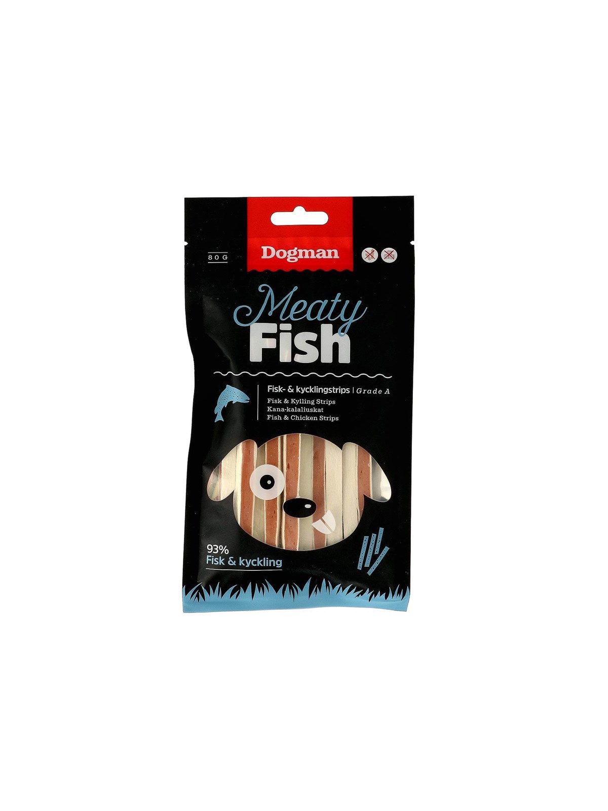 Dogman Fish and chicken strips