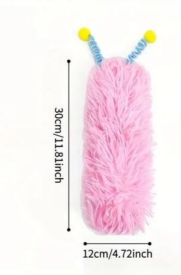Inspired Living Catnip Kicker Plush Pillow Toy For Cats Durable Interactive Chew & Play Cushion pink