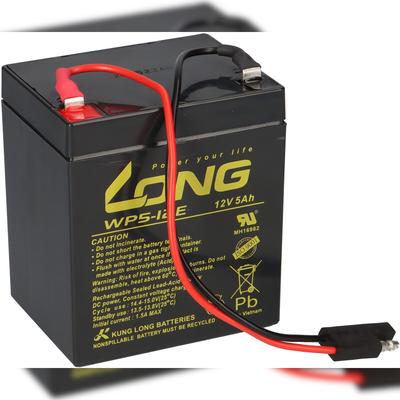 Akkuman Kung Long WP5-12E Rasenmäher-Akku 12V 5Ah mit SAE-Stecker – für Sabo 43/52/54 Vario E