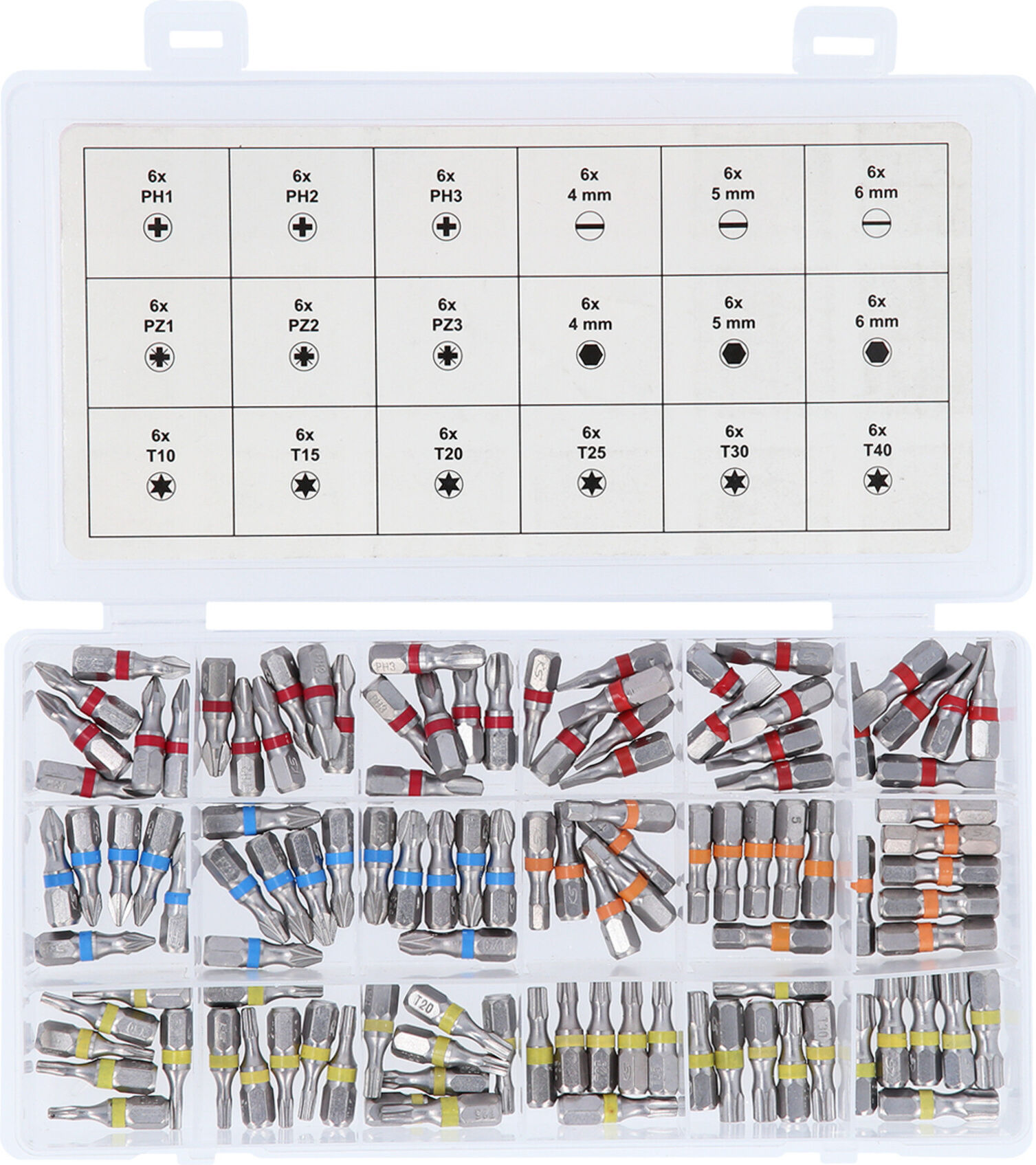 KS Tools TORSIONpower Bit-Sortiment, 108-tlg (918.3108)