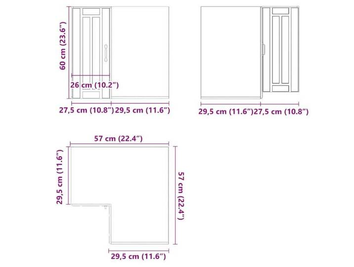 Remise 2026®Caisson haut cuisine Blanc - Meuble mural d'angle de cuisine Lucca - Blanc brillant - 784 5540287