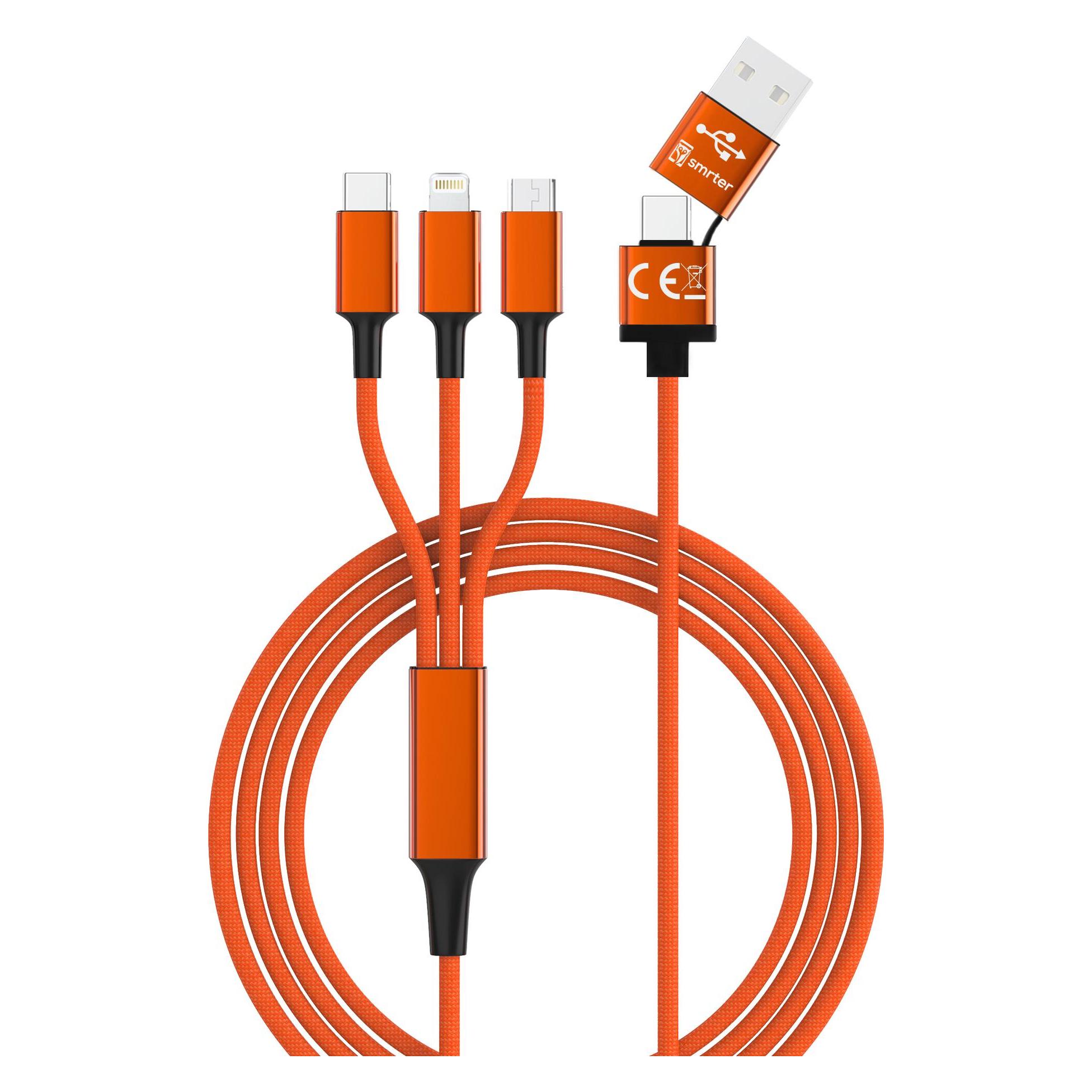 Smrter Hydra Ultra OR 5 in 1 (1.20 m, USB 2.0) (SMRTER_HYDRA_ULT_OR)