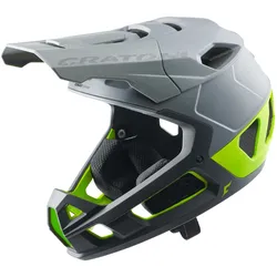 Cratoni Interceptor 2.0 Fahrradhelm - Fullfacehelm - grey-lime matt