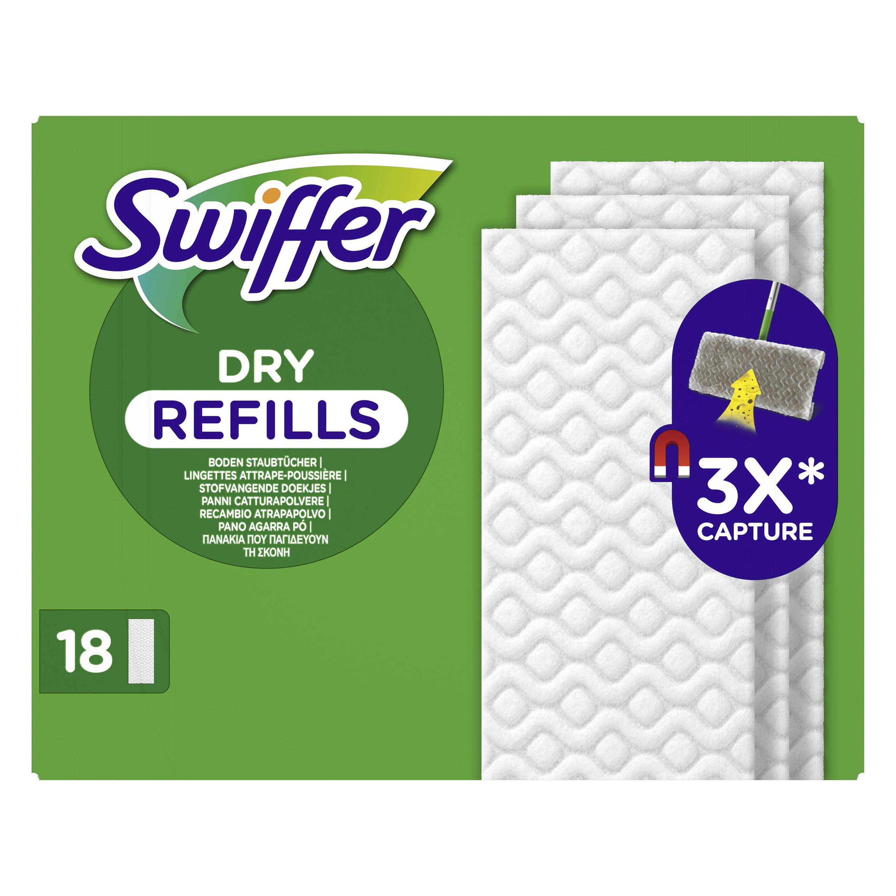 Swiffer Reinigungspad Bodenwischer Dry Nachfülltücher 18 (18 Stk.) (8006530389488)