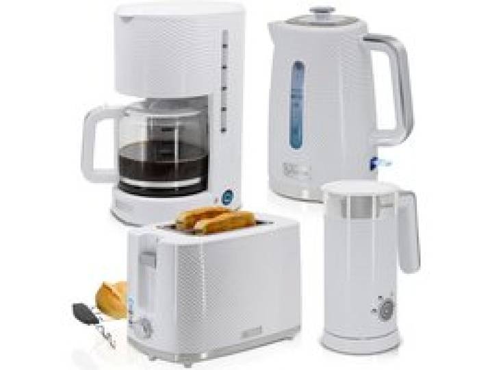 Ensemble petit-déjeuner - BRIEBE - SKT1185WHT - Blanc - 1 7 L - 2200W