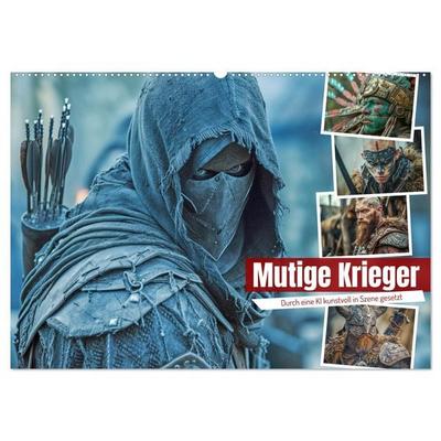 Mutige Krieger (Wandkalender 2026 DIN A2 quer), CALVENDO Monatskalender