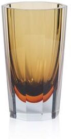 Zodax Combin Amber & Smoke Tonal Glass Vase