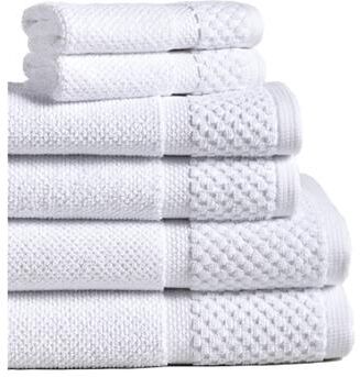 Diplomat 6-Pc. Towel Set by ESPALMA in White