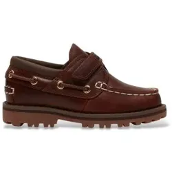 Timberland Unisex für Kinder. TB0A5P7AEM61 Nautische Lederschuhe Authentic braun (24), Wohnung, Keine, Lässig, Kinderbekleidung