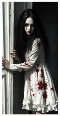 Uplift Essentials Halloween Scary Cemetery & Moon Night Door Cover Banner style 10
