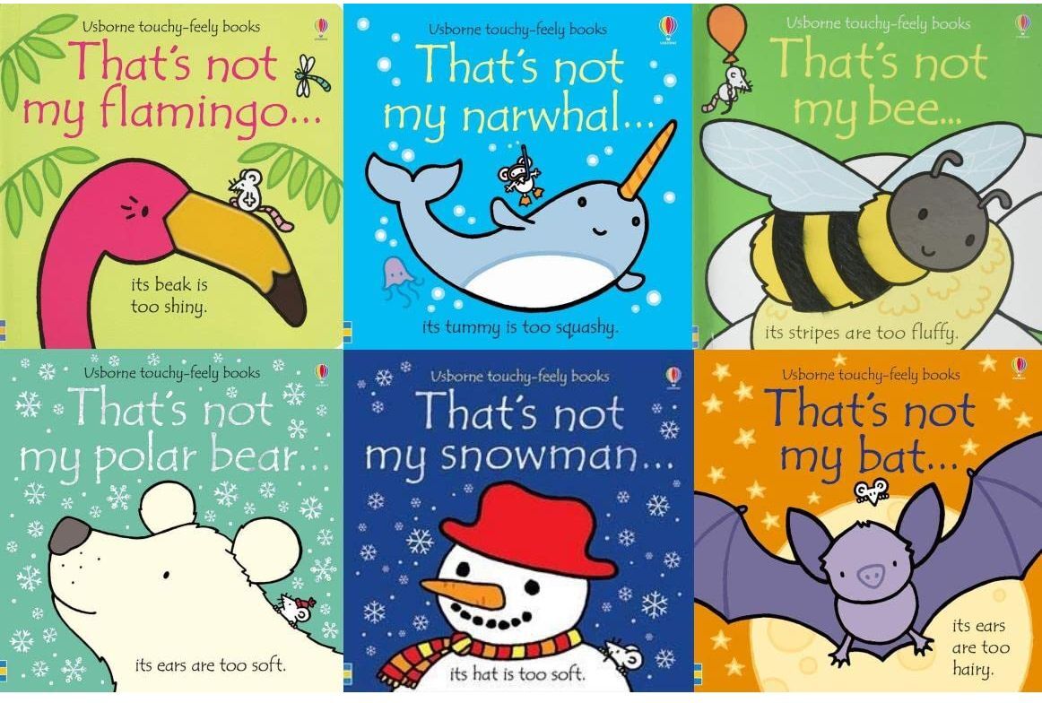 Usborne Touchy-feely That's Not My Series 6 Books Collection Set( That's not my flamingo, That's Not My Narwhal, That's Not My Bee, That's Not My Polar Bear,