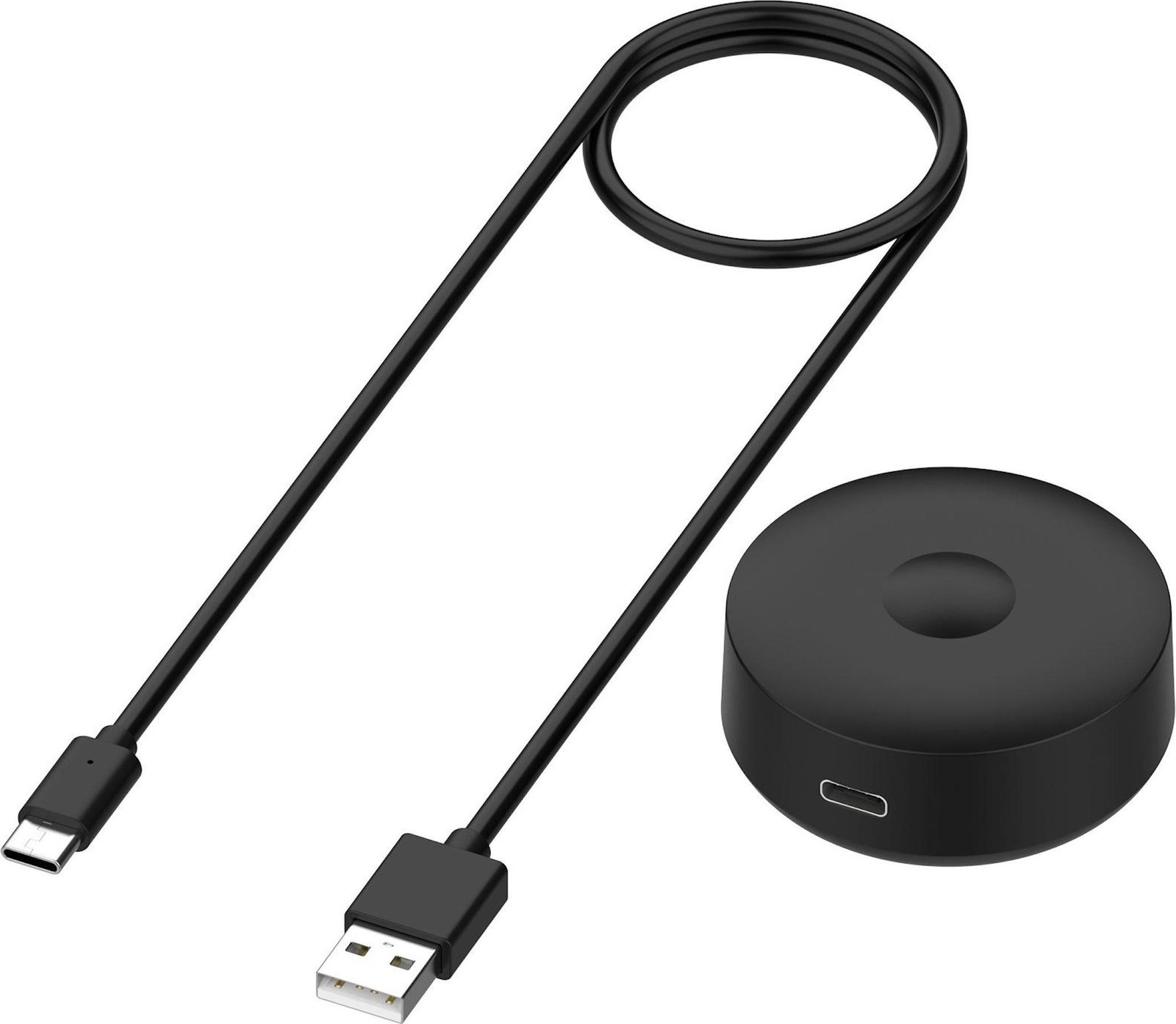 Wigento USB-C magnetische oplaadkabel voor Braun Oral-B iO Series 10, 9, 8, 7 - 1 meter - zwart
